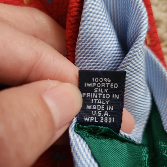 Tommy Hilfiger Mens Dress Tie Bundle Sail Boat Pineapple Palm Beach 100% Silk - Picture 5 of 7